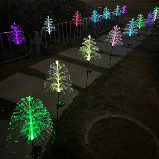 🎄Chikalabs Garden 7-Color Gradient Solar Christmas Tree Lights