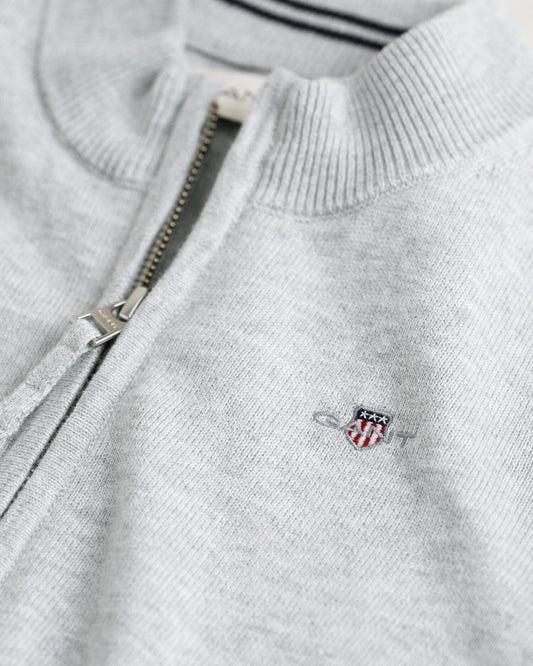 Kids Shield Cotton Zip Cardigan