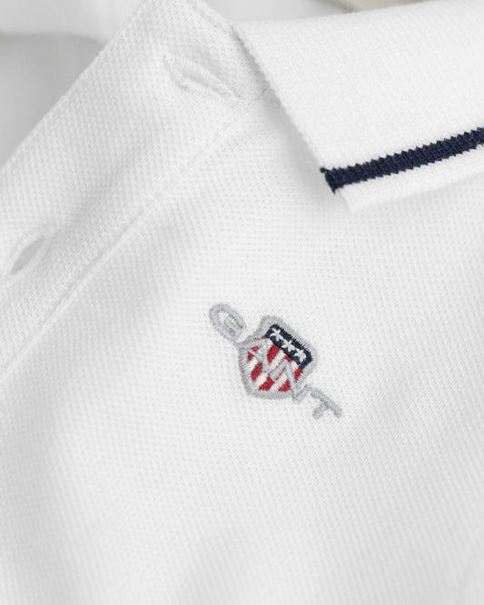 Baby Shield Piqué Long Sleeve Bodysuit