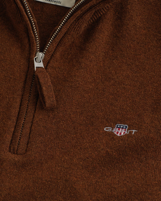 Superfine Lambswool Half-Zip Sweater