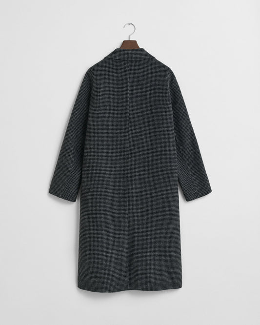 Checked Handstitched Coat