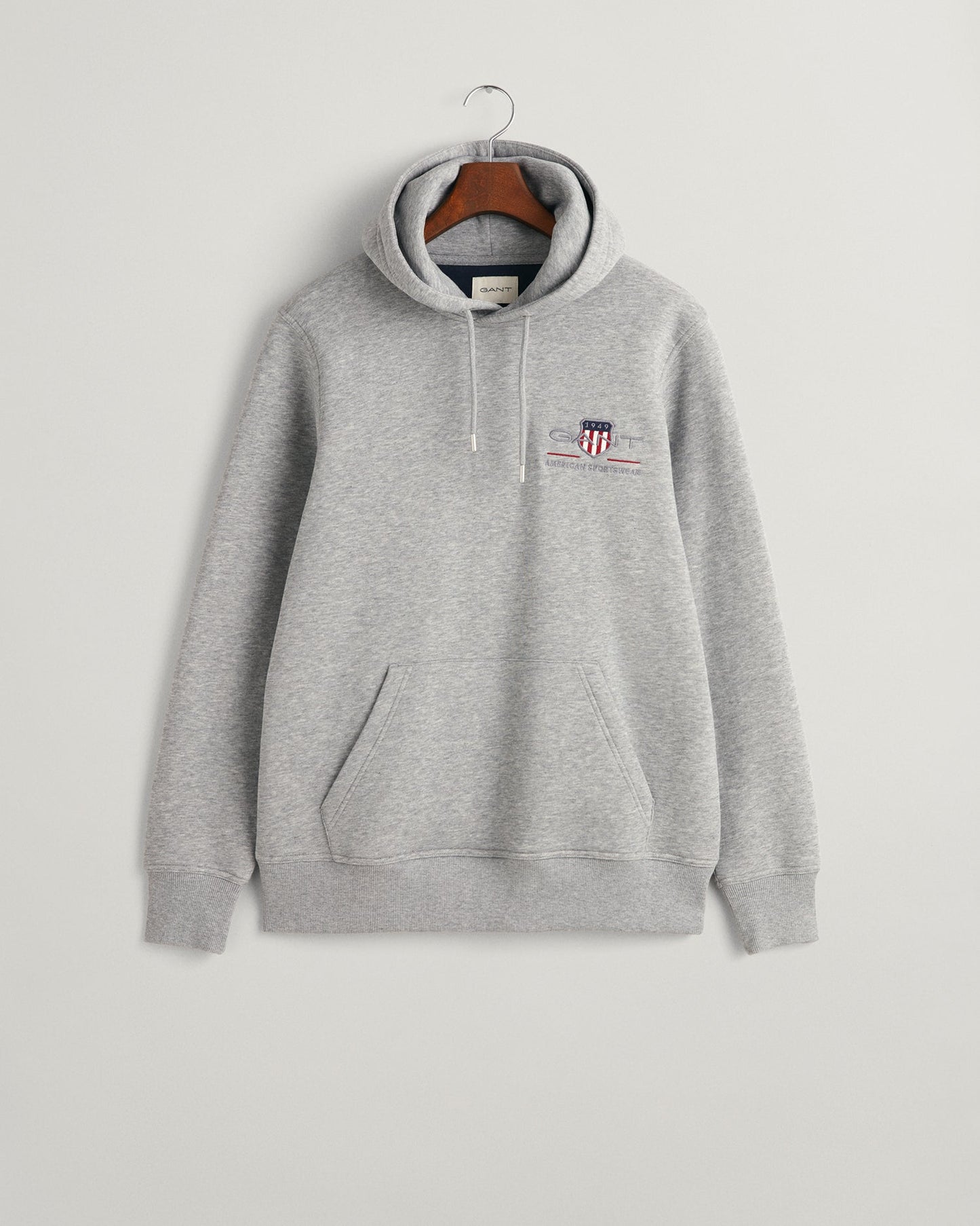 Men's Medium Archive Shield Hoodie - GREY MELANGE