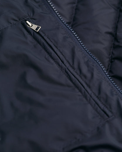 Men's Light Down Jacket - EVENING BLUE