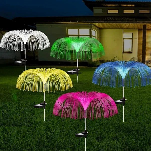 🎄Chikalabs Garden Solar Changing Jellyfish Lights