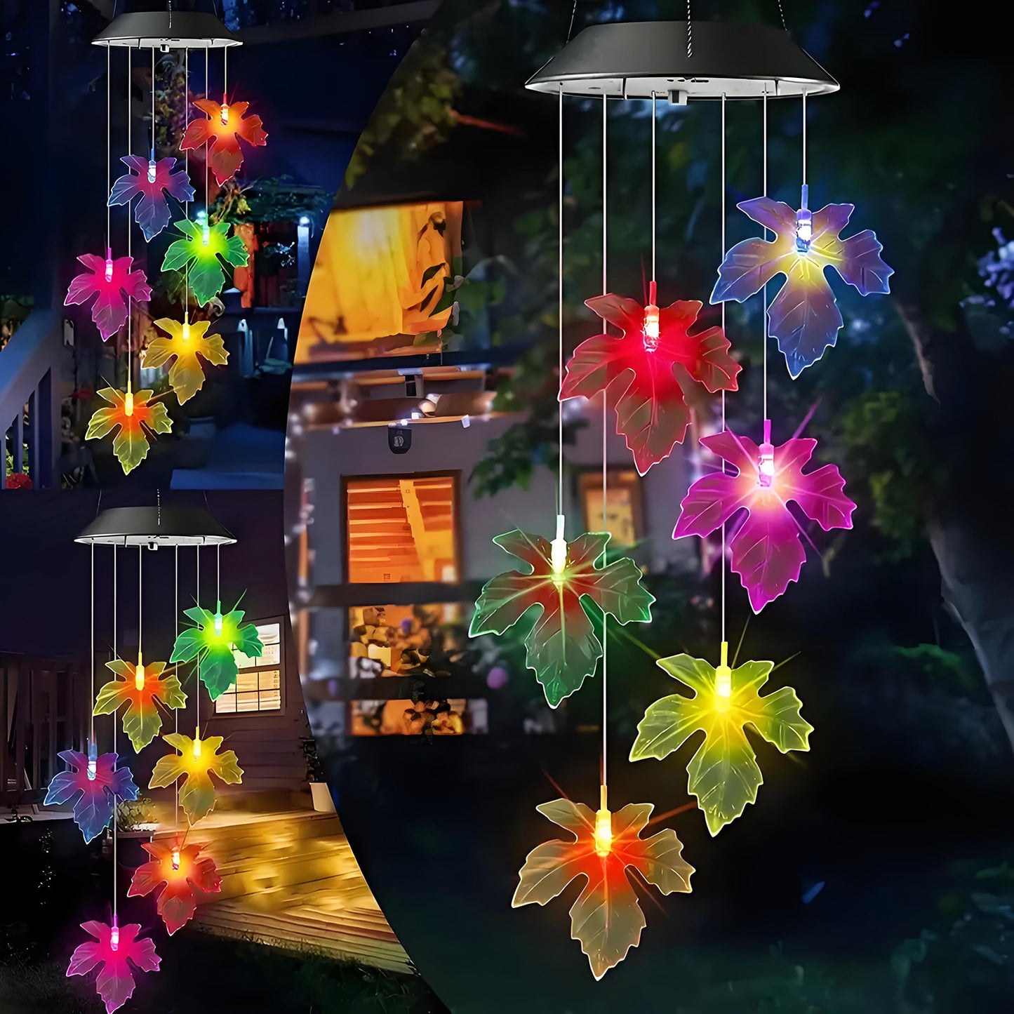 🦋 Beautify Your Garden 2025- ✨Chikalabs Creative Hummingbird Solar Wind Chimes