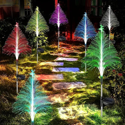 🎄Chikalabs 7 Color Changing Solar Christmas Trees Lights🎄