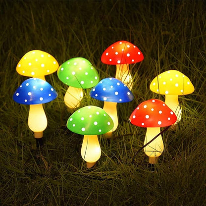 🍄Chikalabs Garden Colorful Solar Mushrooms Light