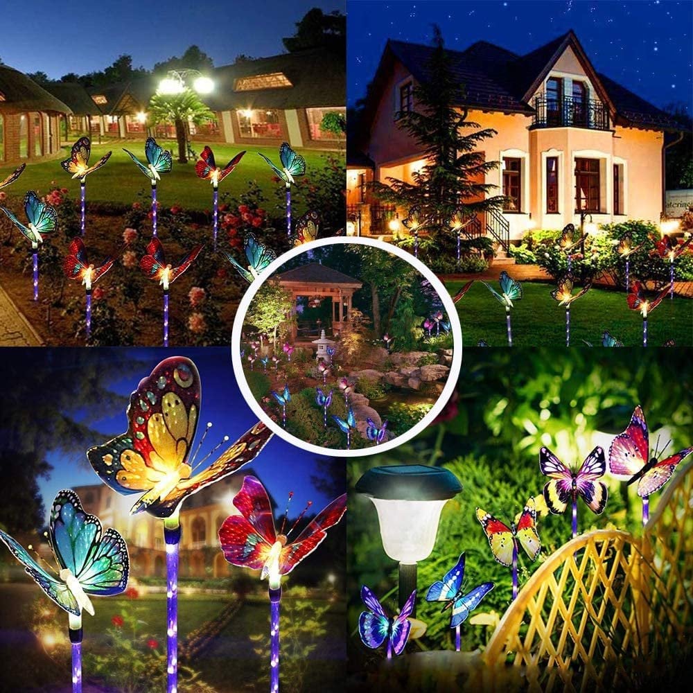 [Last Day -49%OFF]Chikalabs Garden Decor Solar  Butterfly Lights