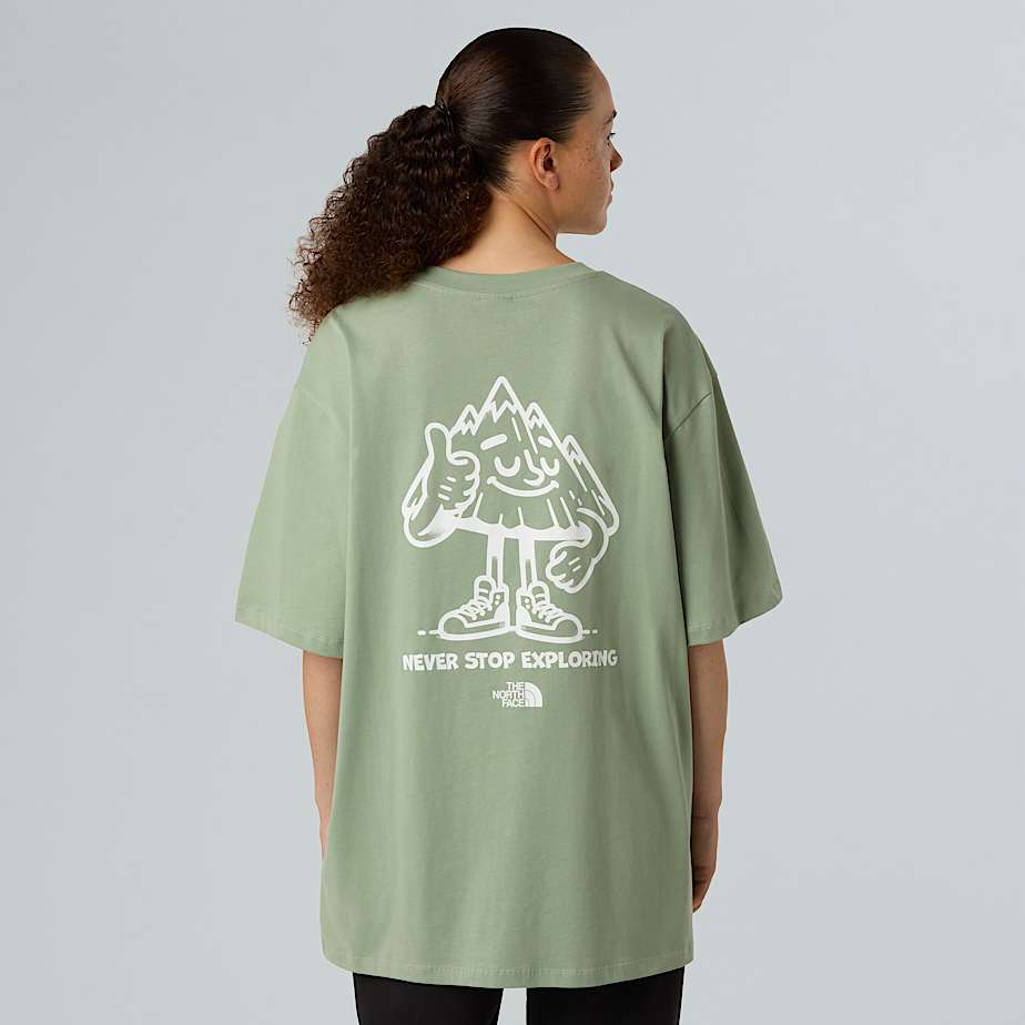 Unisex Mountain Fun Oversized T-Shirt