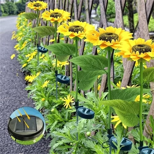 🔥LAST DAY SALE🌻Chikalabs Garden Waterproof Solar Sunflower Light🔥