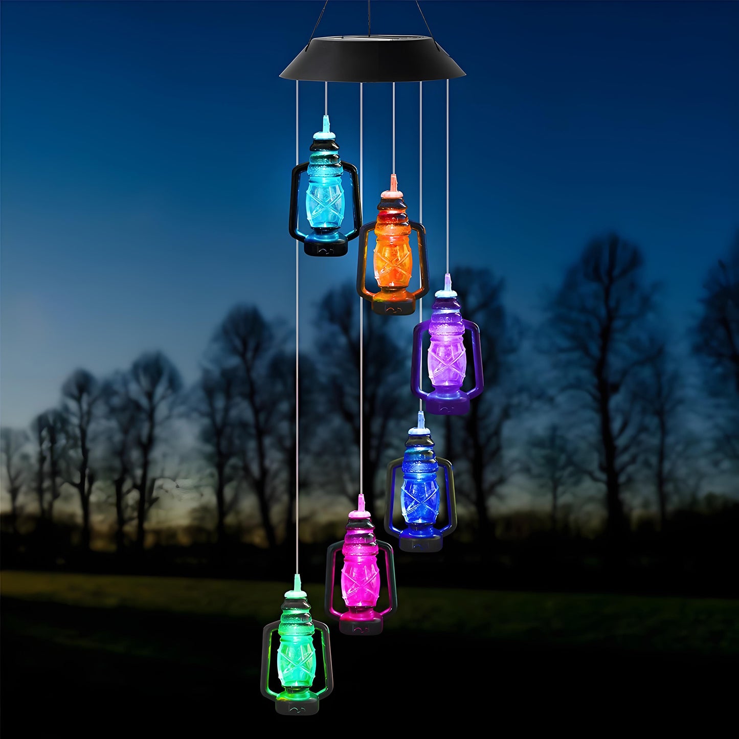 🦋 Beautify Your Garden 2025- ✨Chikalabs Creative Hummingbird Solar Wind Chimes