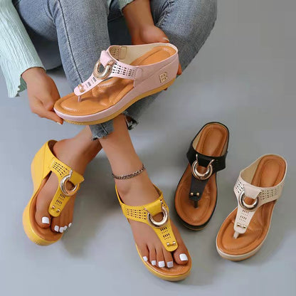 🔥Top1 Best Seller Sandals 2025🔥Women Summer Rome Flip Flops Beach Sandals with Arch Support