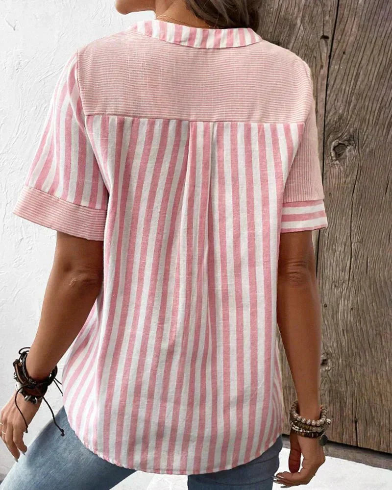 Soft Striped Blouse