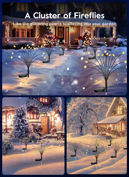 💐Chikalabs Garden Solar Garden Lights, 2 Lighting Modes