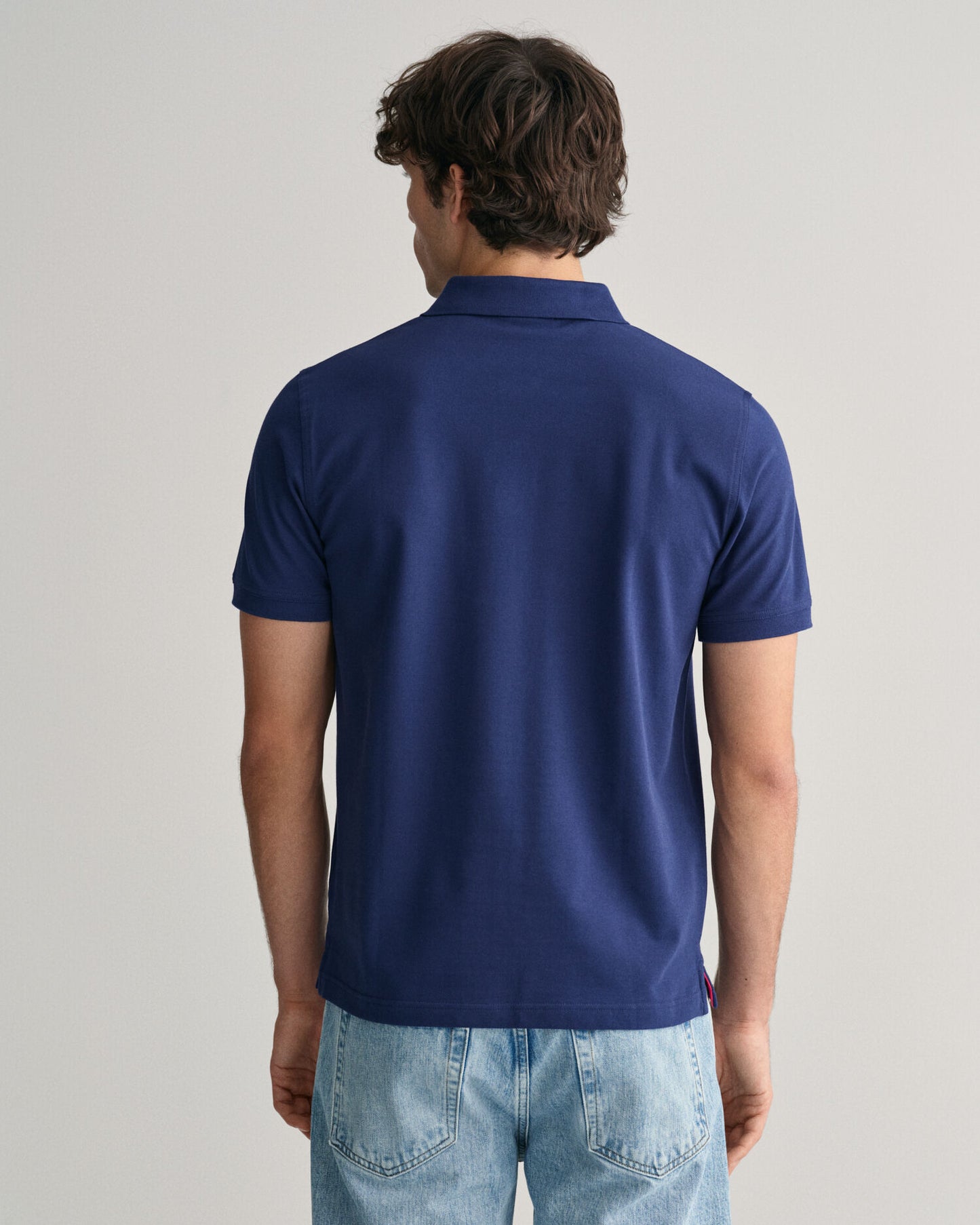 Contrast Piqué Polo Shirt