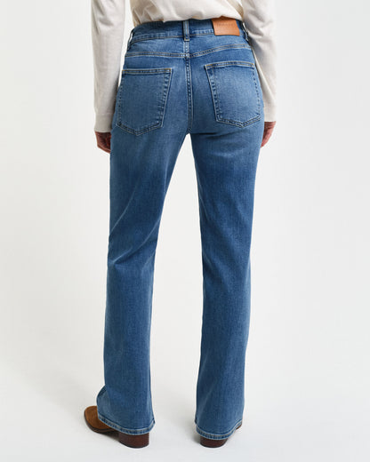 Slim Fit Flared Jeans