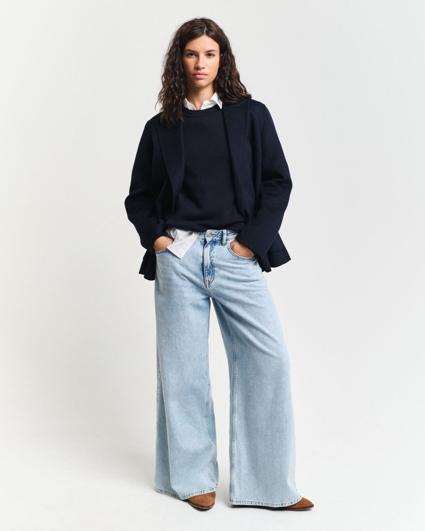 Classic Cotton Crew Neck Sweater