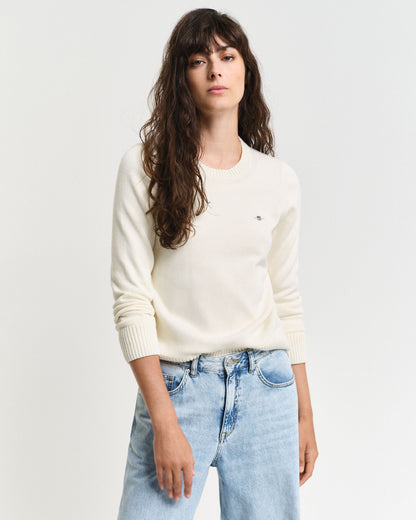 Classic Cotton Crew Neck Sweater