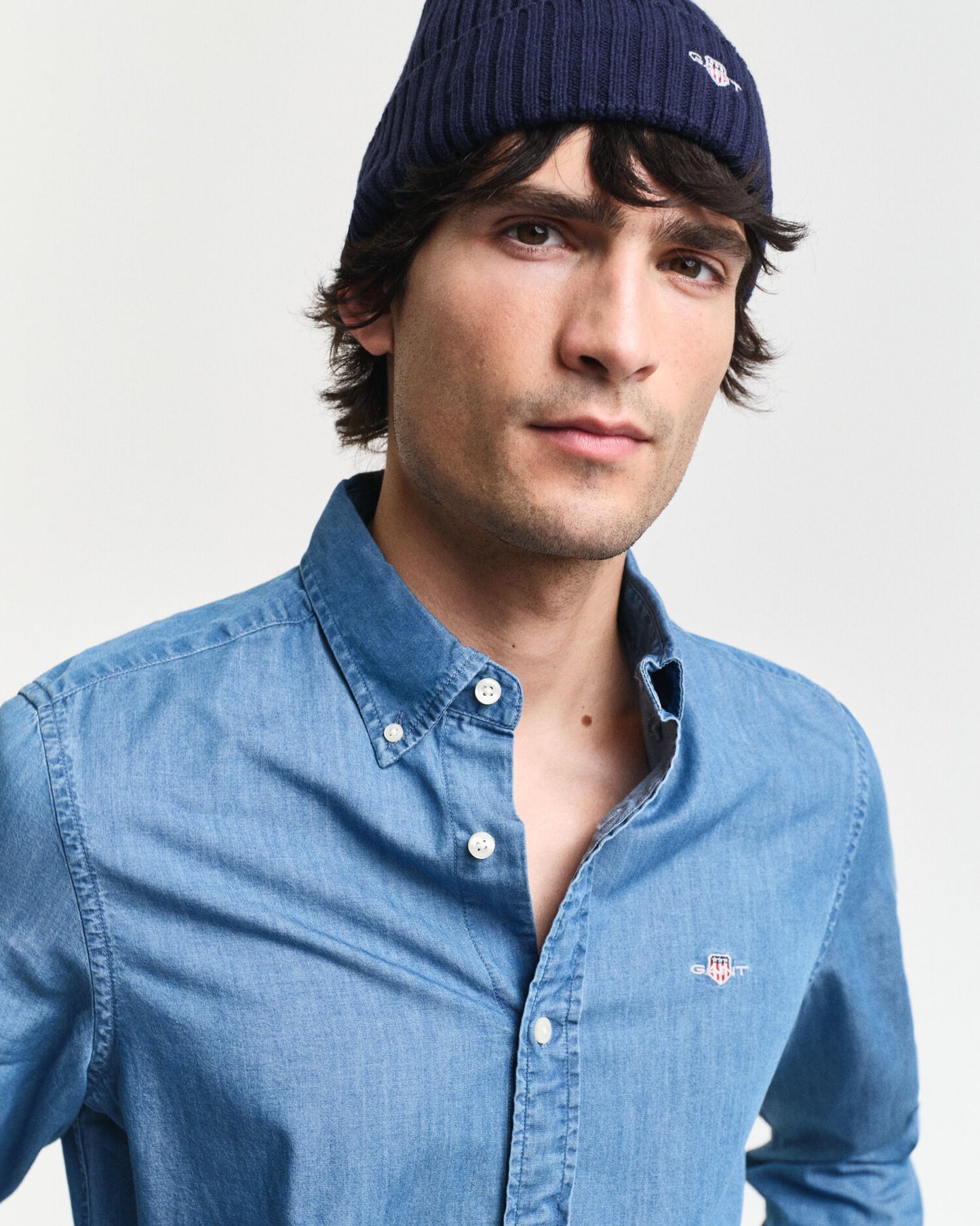 Slim Fit Indigo Shirt