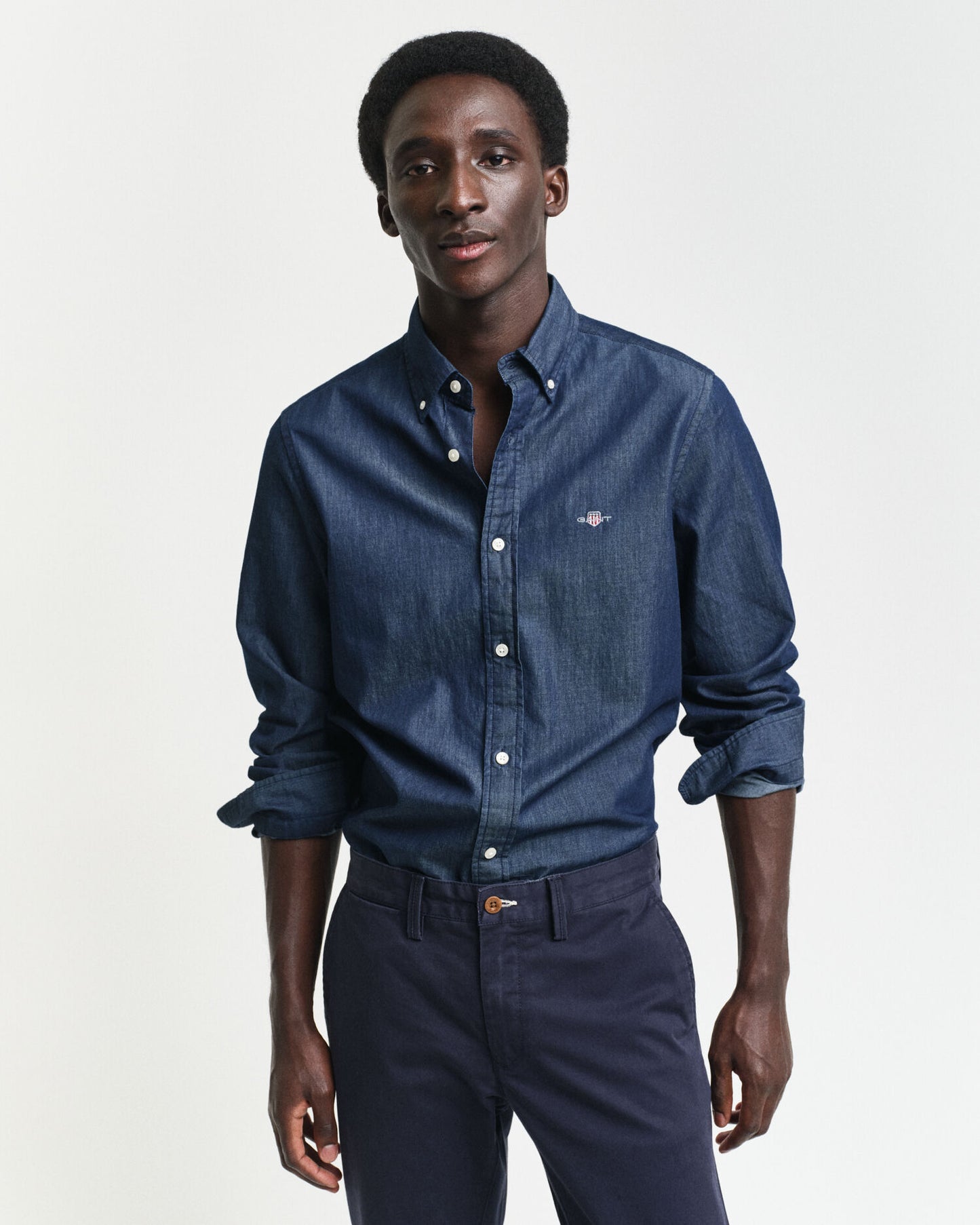 Slim Fit Indigo Shirt