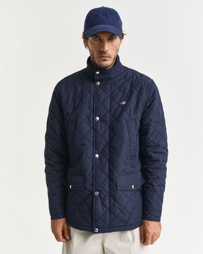 Quilted Windcheater Mid-Length Jacket
