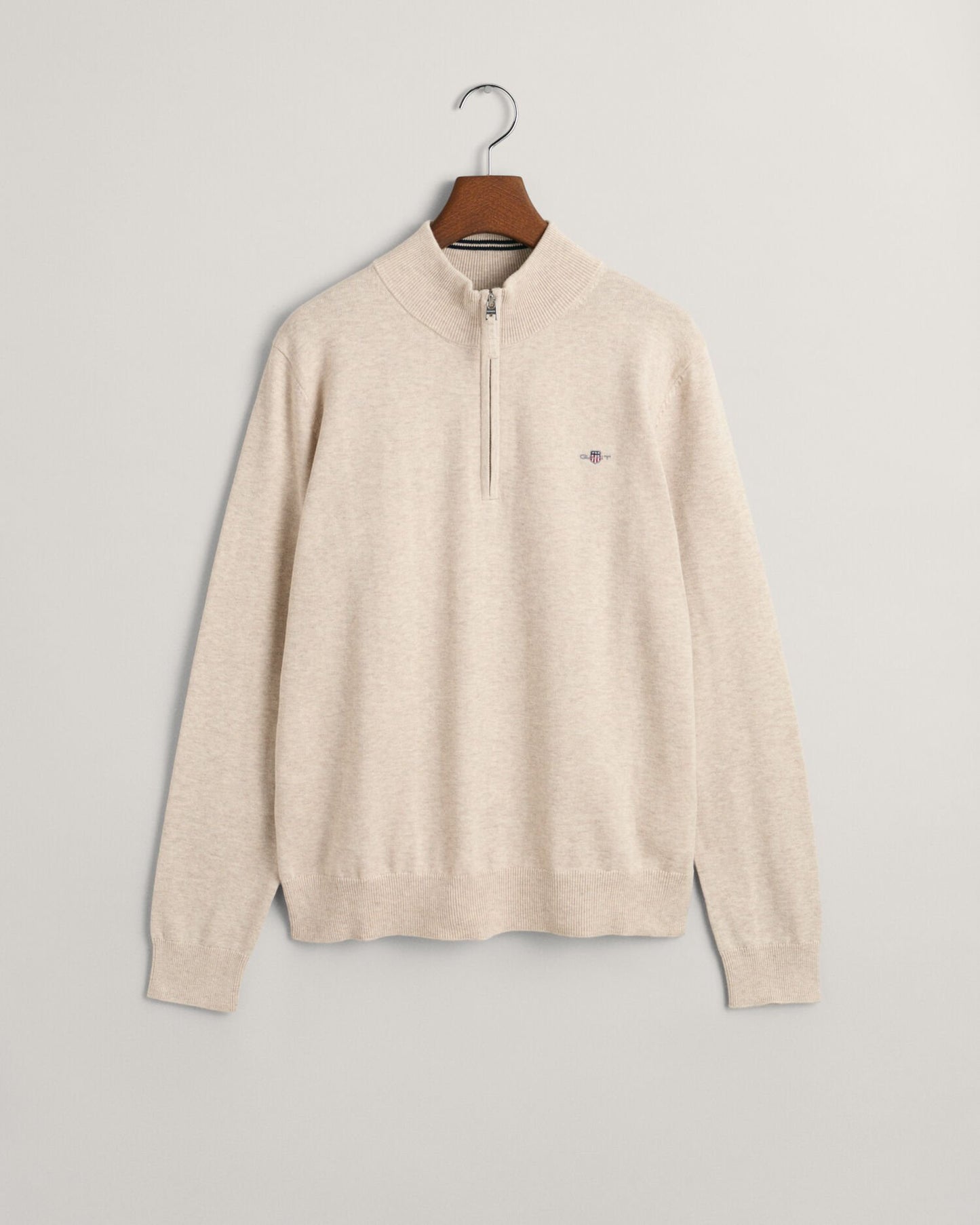 Teens Shield Cotton Half-Zip Sweater