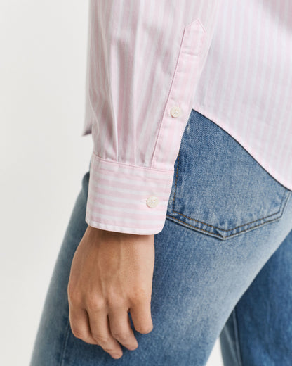 Regular Fit Classic Striped Poplin Shirt