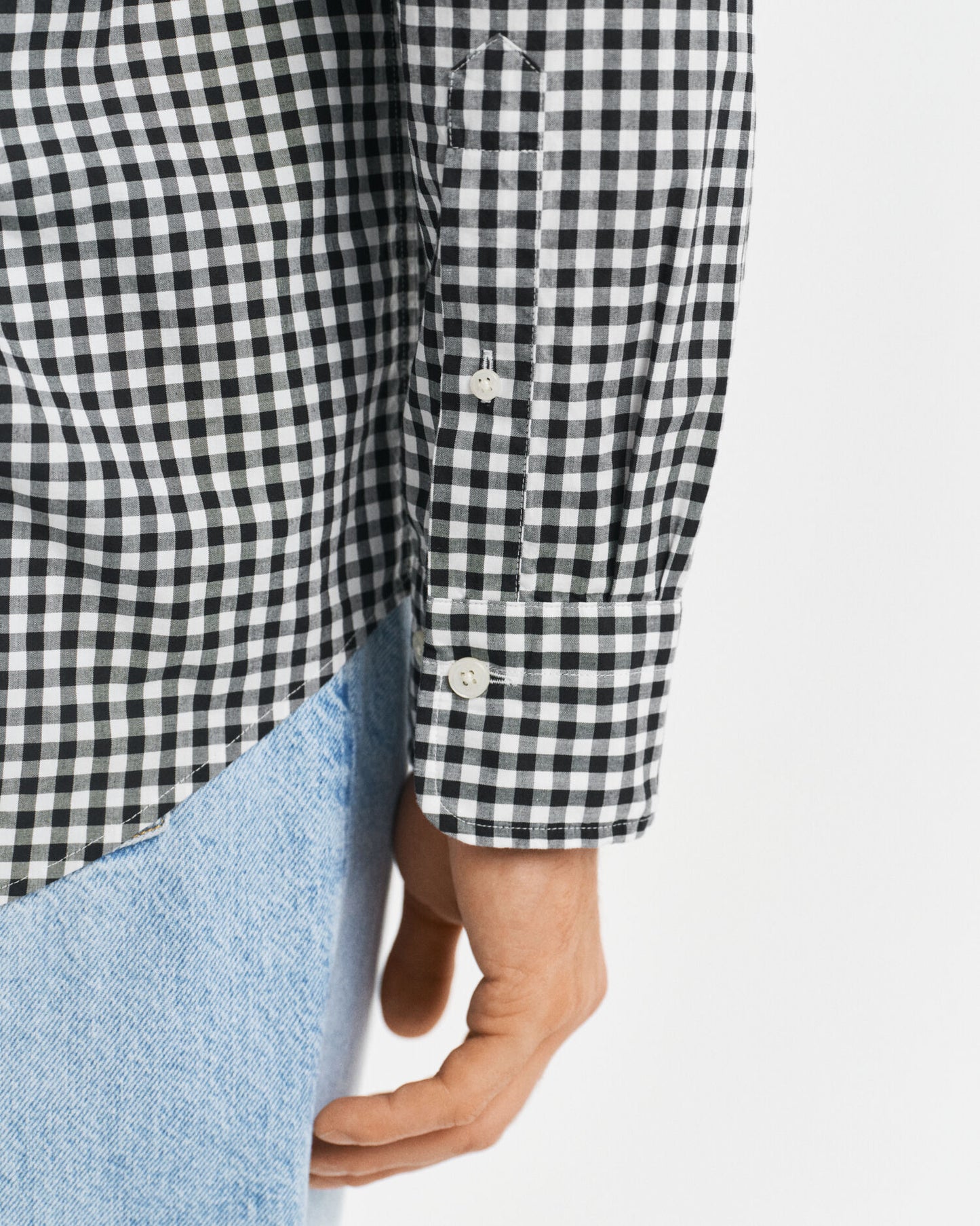 Regular Fit Classic Gingham Poplin Shirt