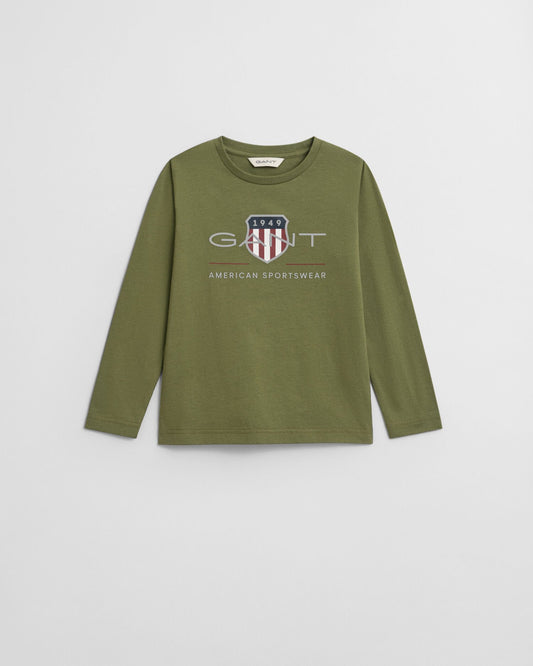 Kids Archive Shield Long Sleeve T-Shirt