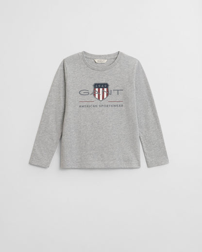 Kids Archive Shield Long Sleeve T-Shirt