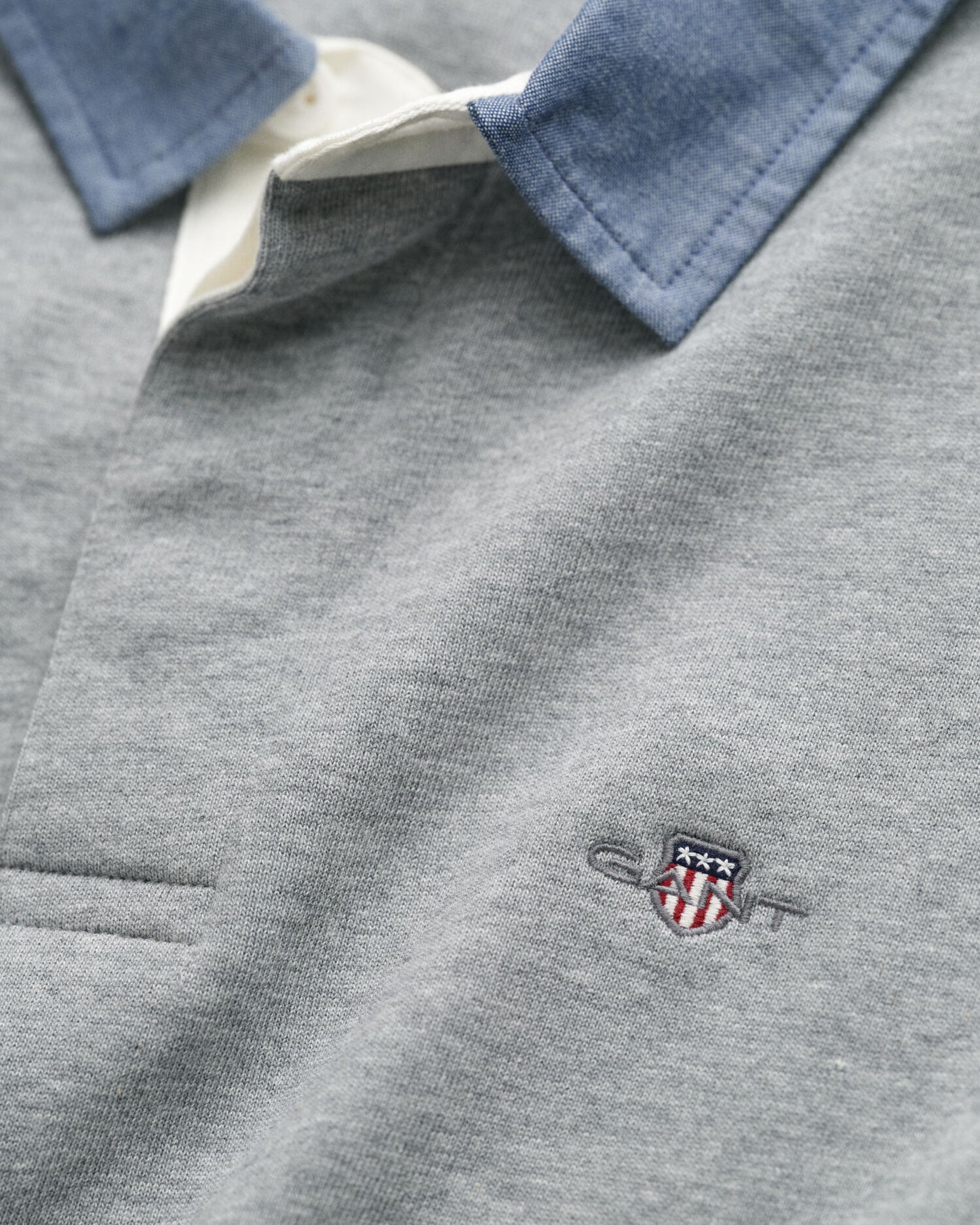 Chambray Collar Heavy Rugger