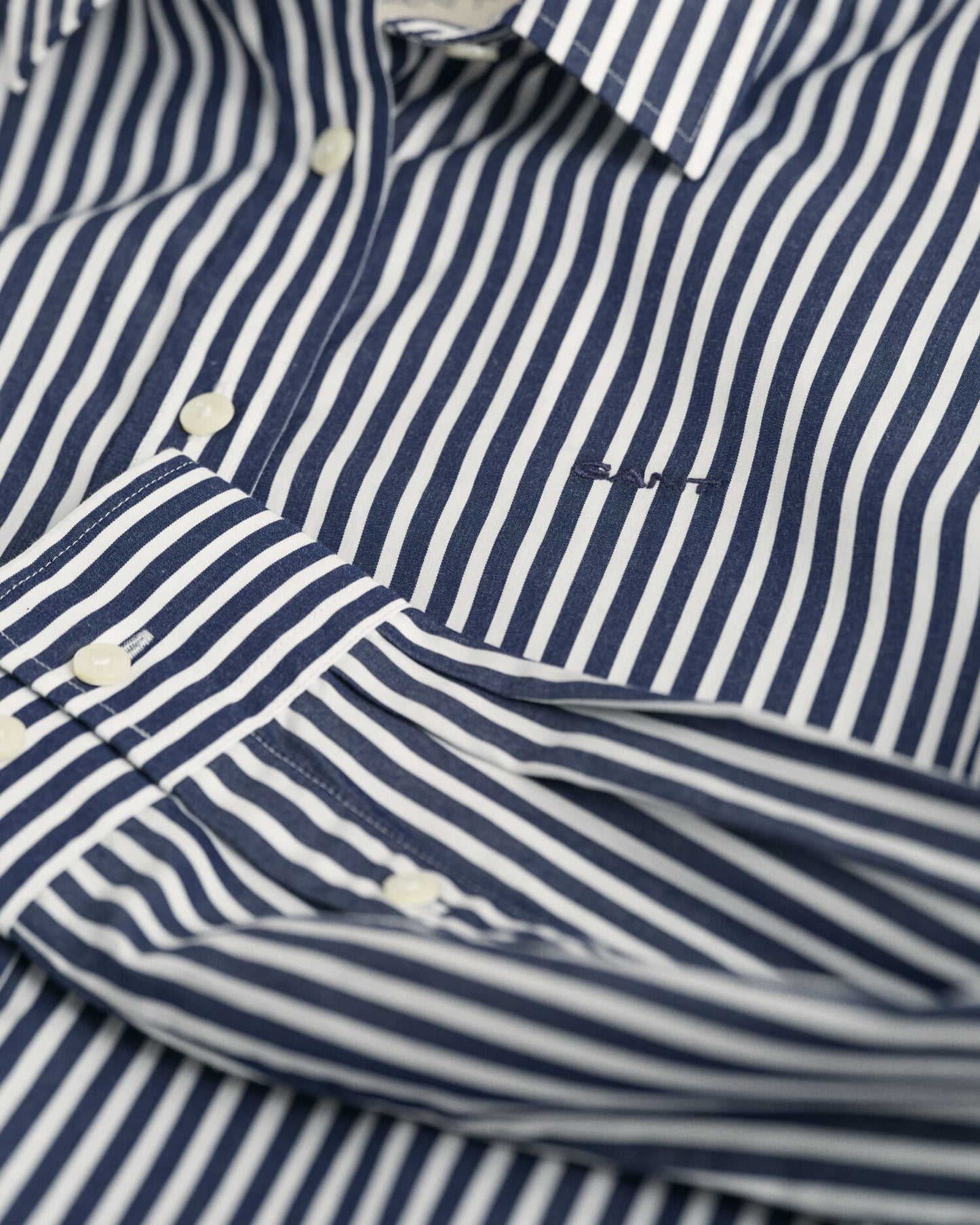 Regular Fit Classic Striped Poplin Shirt