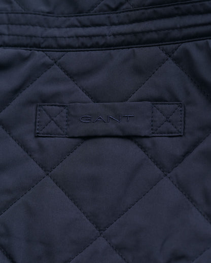 Quilted Windcheater Mid-Length Jacket