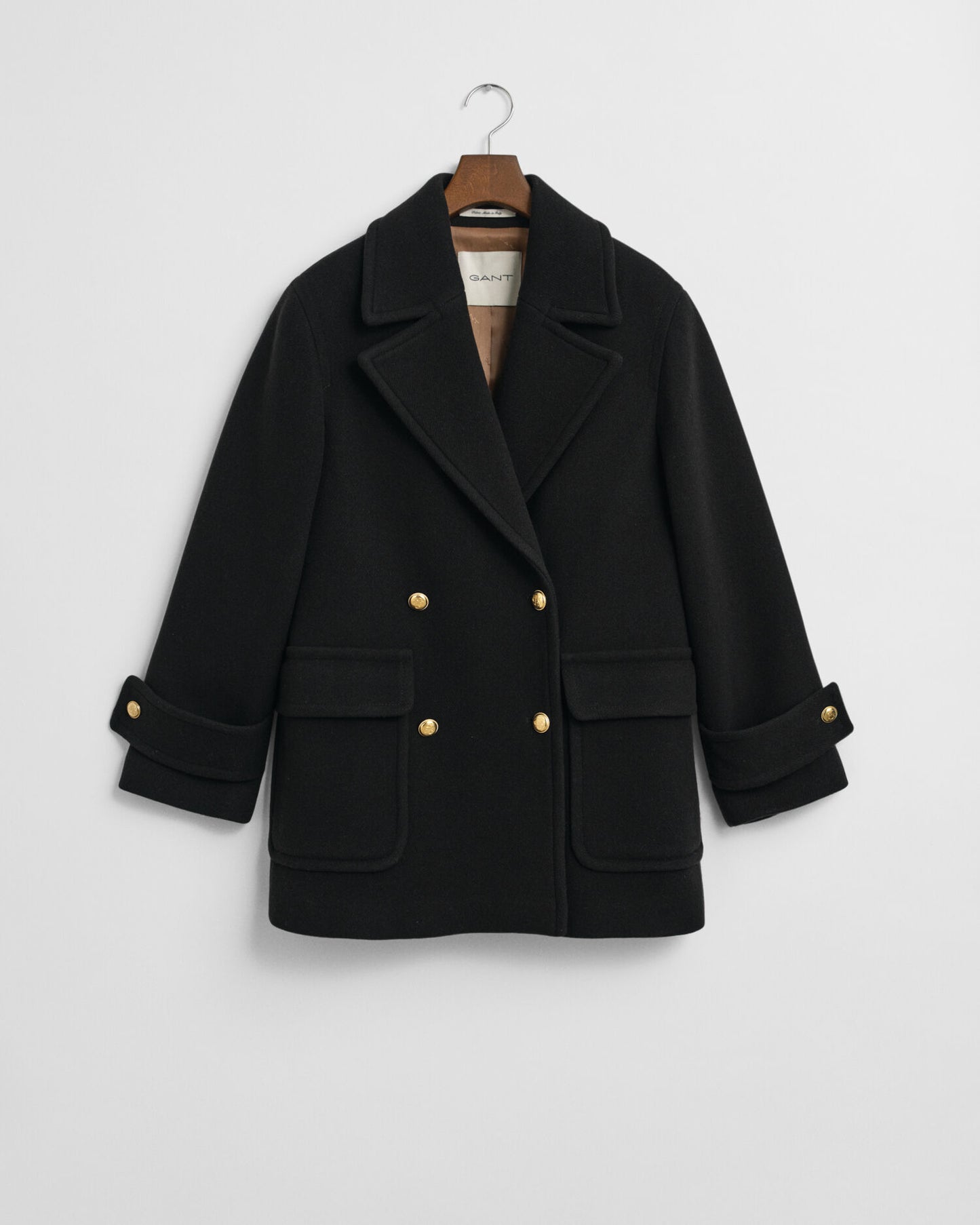 Wool Mid-Length Peacoat