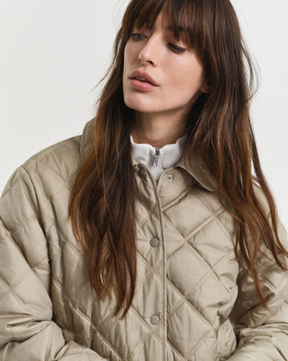 Collared Quilted Jacket