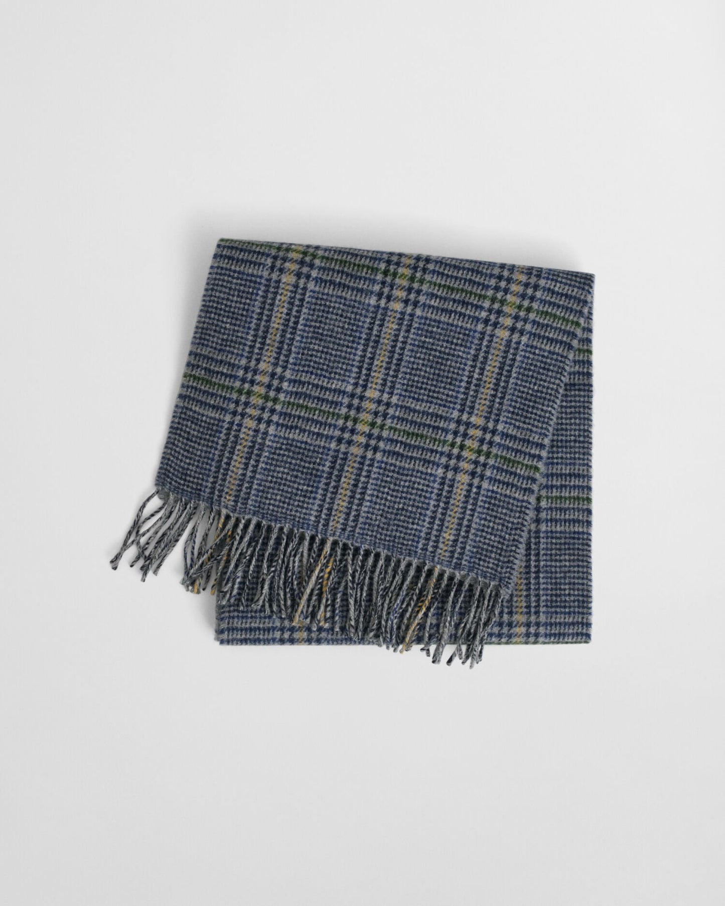 Double-Faced Check Scarf