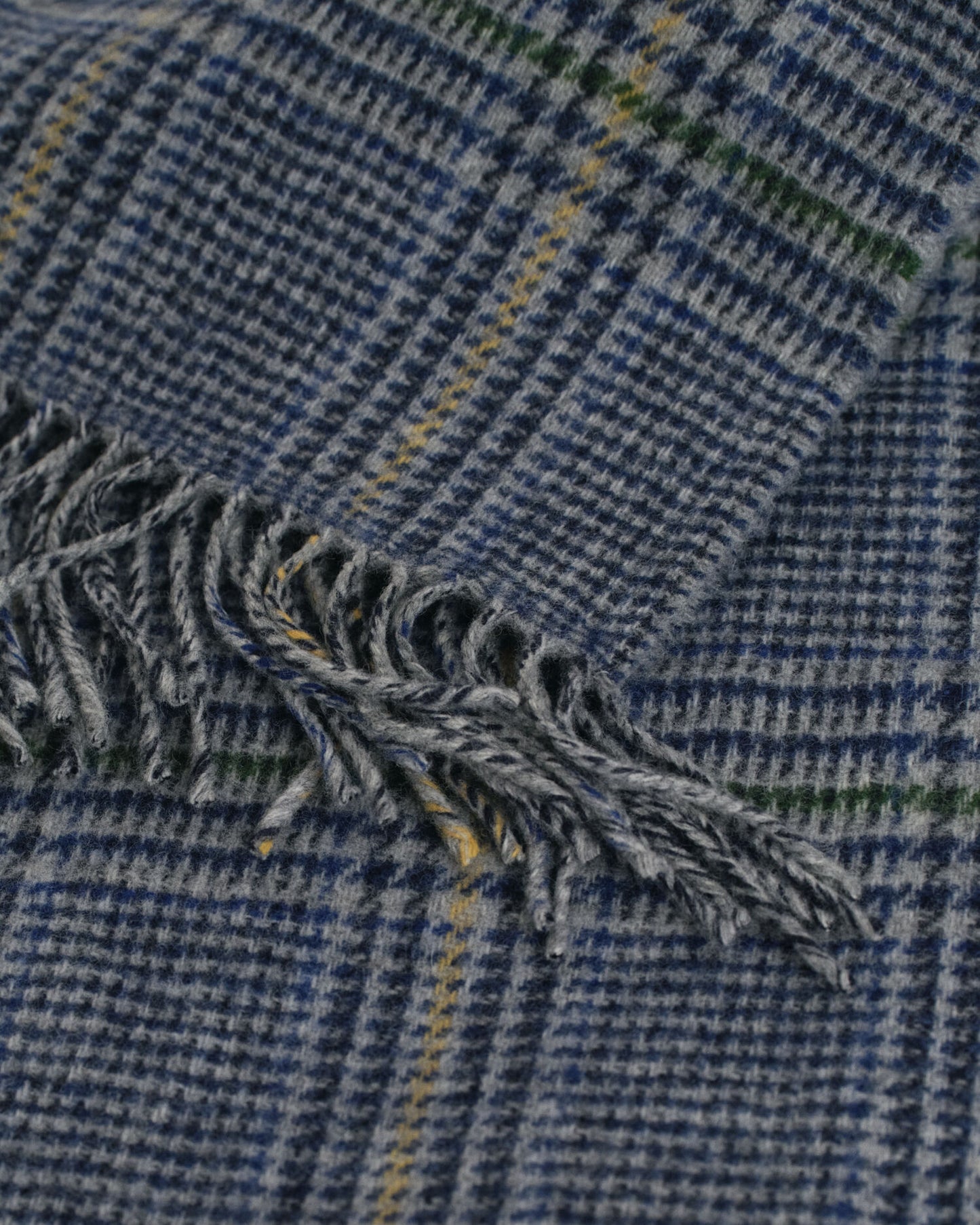 Double-Faced Check Scarf