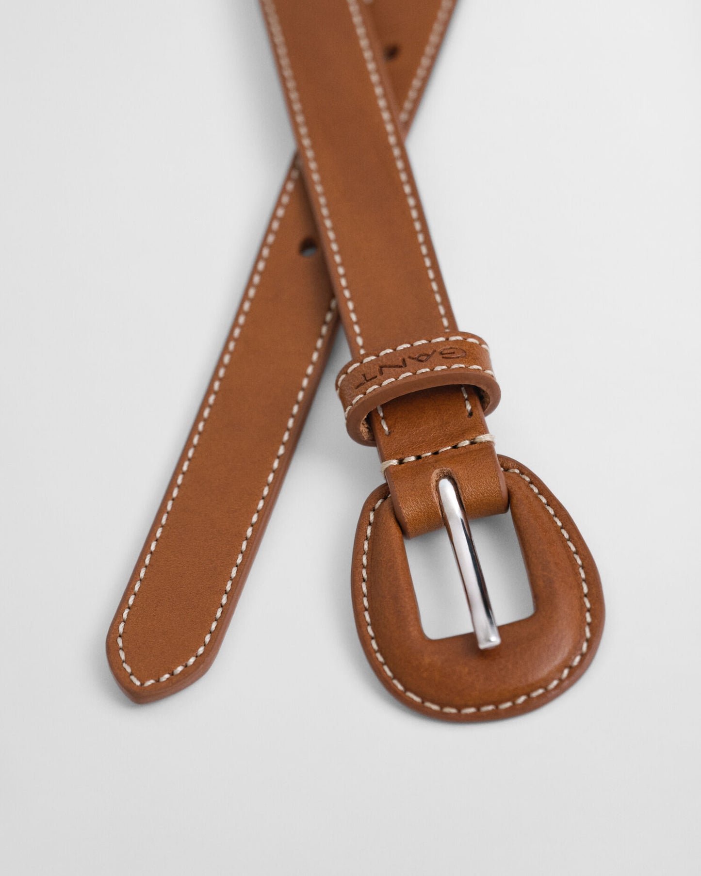 Leather Covered Buckle Belt