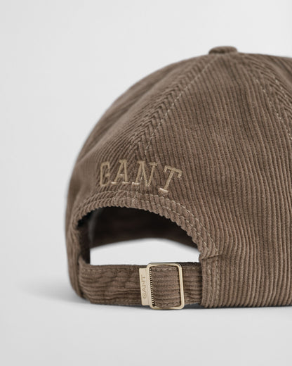 G Embroidered Corduroy Cap