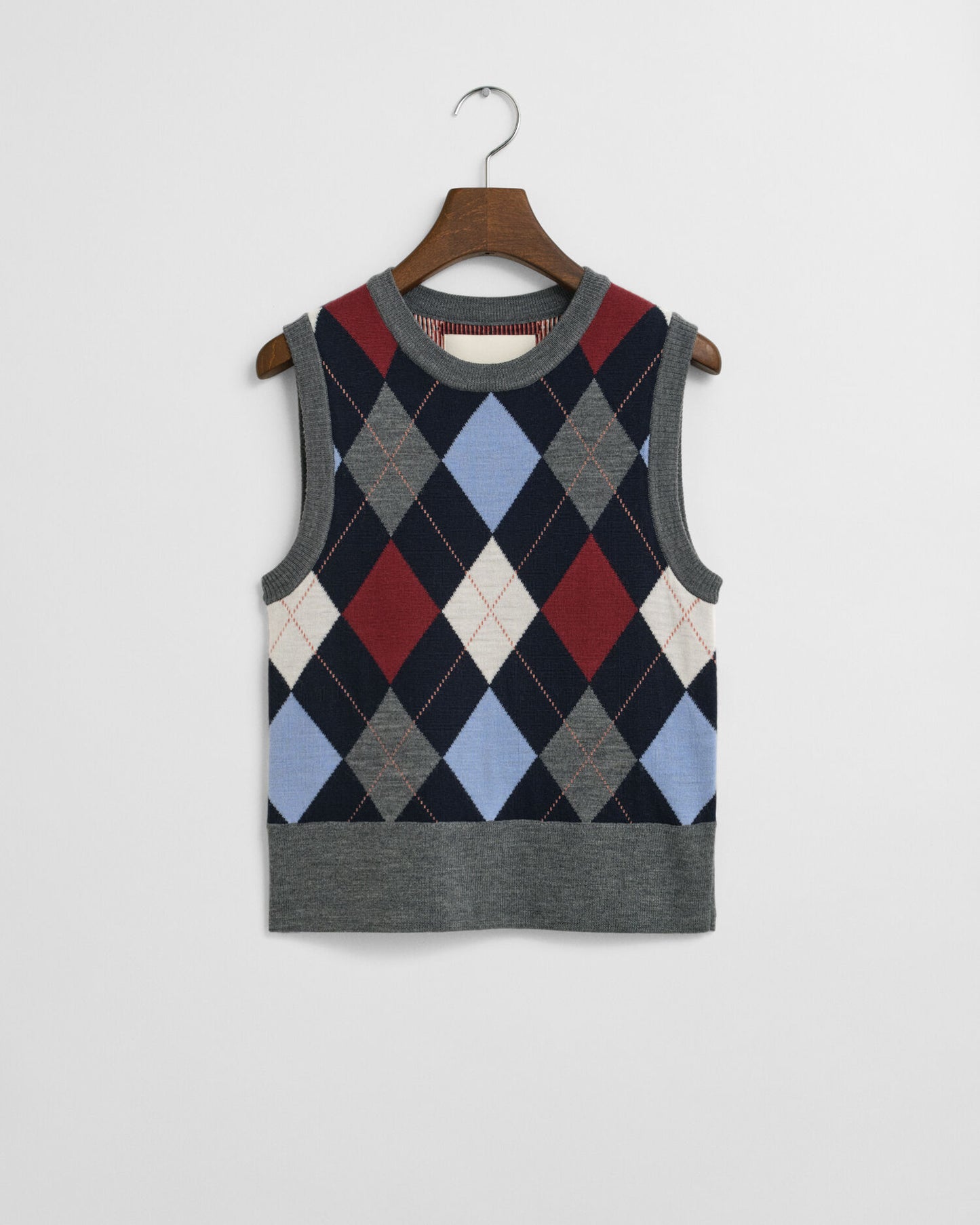 Argyle Crew Neck Vest