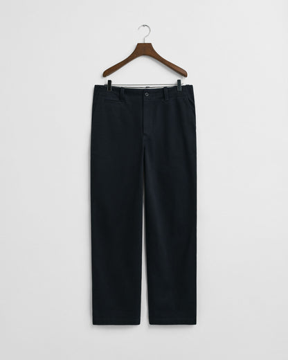 Relaxed Fit Cotton Twill Chinos