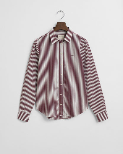 Regular Fit Classic Striped Poplin Shirt