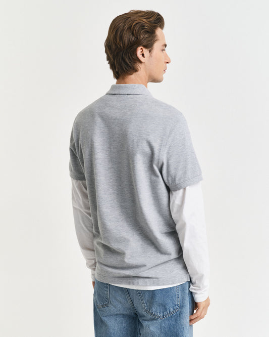 Regular Fit Shield Piqué Polo Shirt