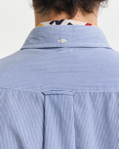 Regular Fit Classic Banker Stripe Poplin Shirt