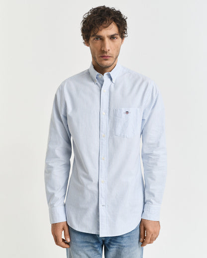 Regular Fit Banker Stripe Classic Oxford Shirt