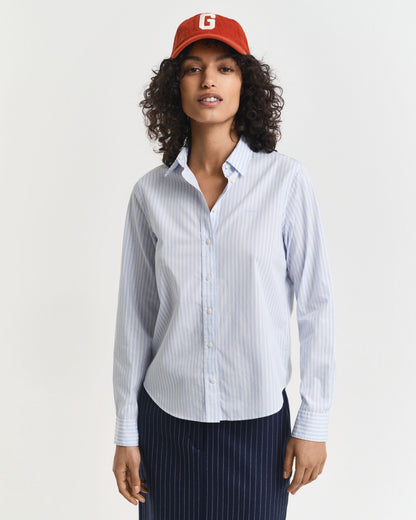Regular Fit Classic Striped Poplin Shirt