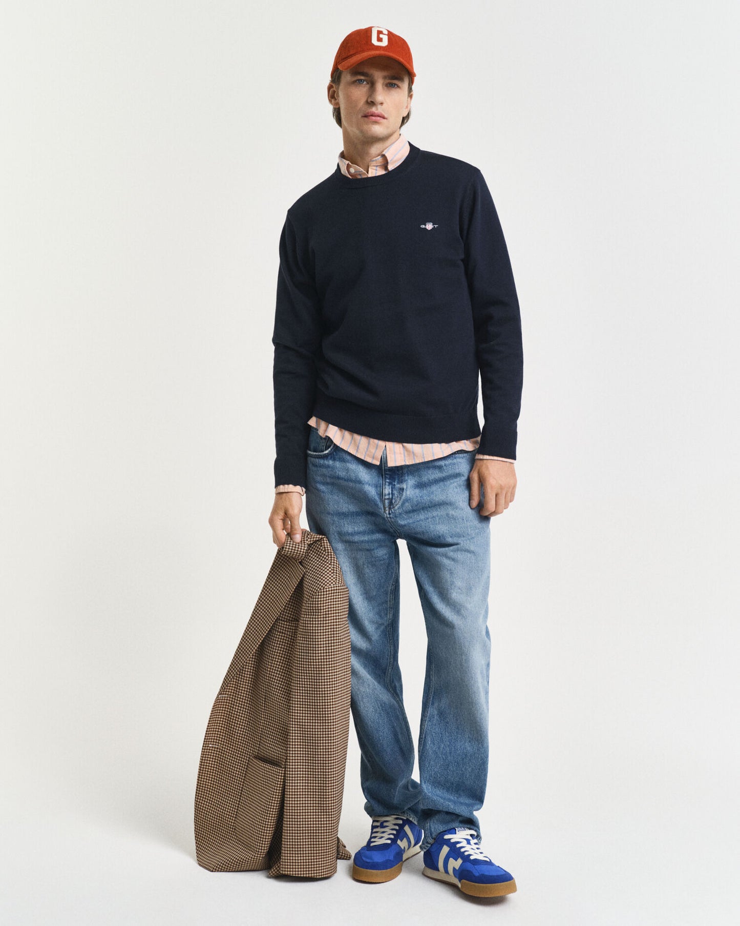 Classic Cotton Crew Neck Sweater