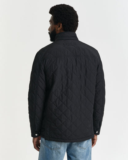 Quilted Windcheater Mid-Length Jacket