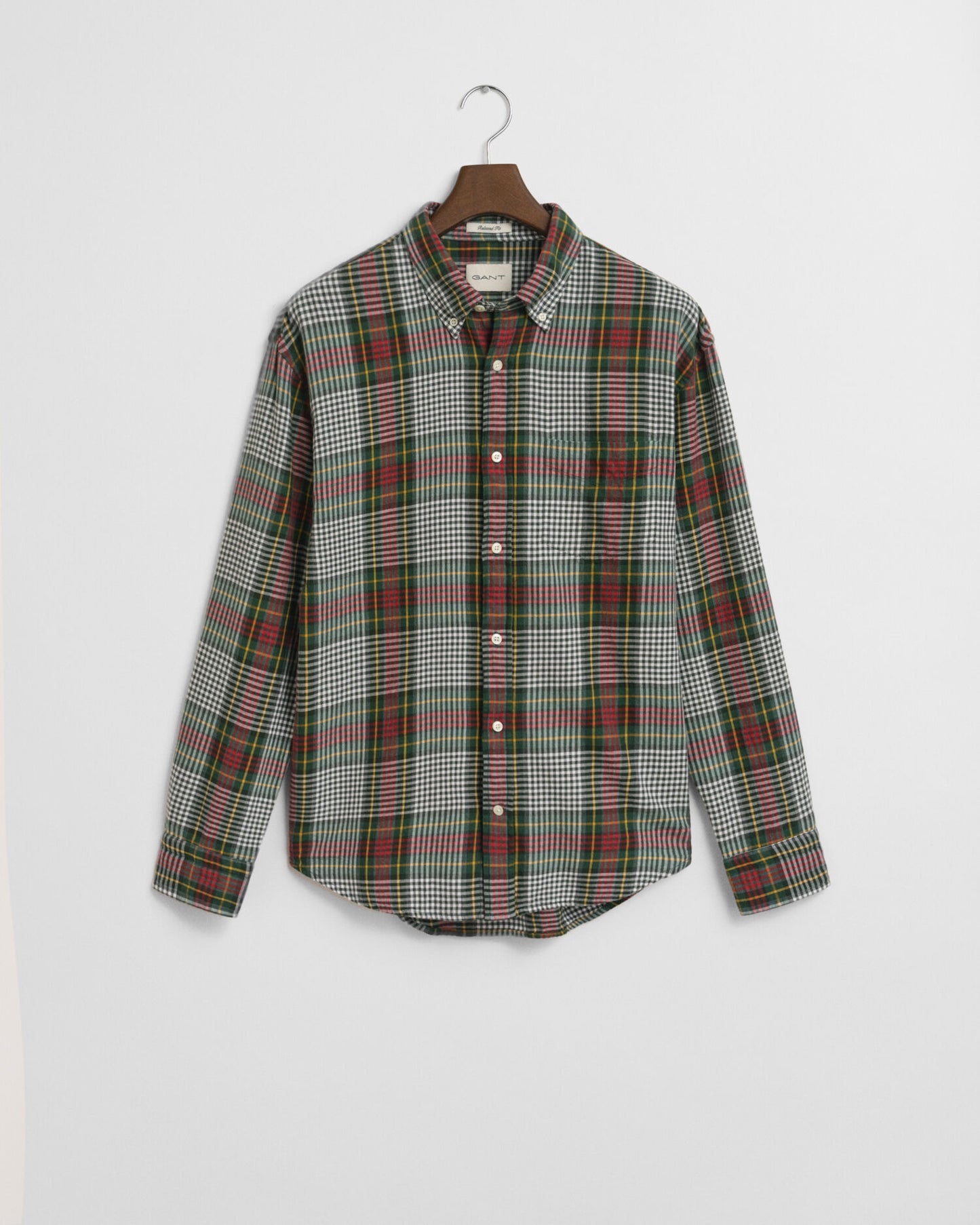 Relaxed Fit Lightweight Checked Twill Shirt