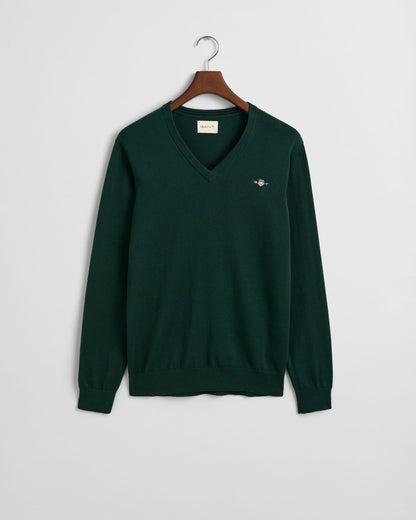 Classic Cotton V-Neck Sweater